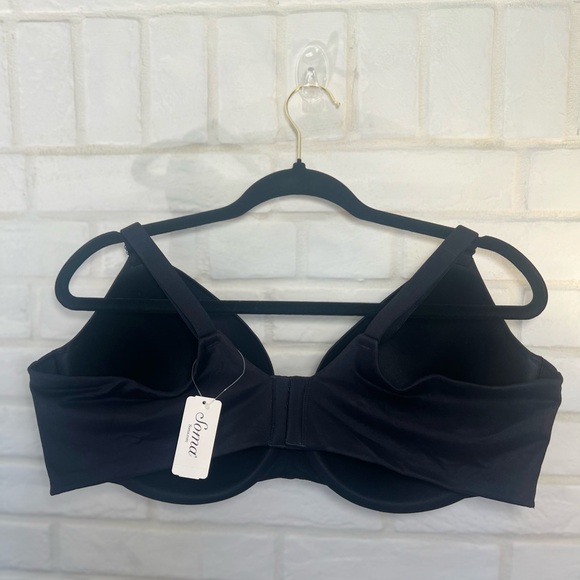 NWT Soma Enbliss Full Coverage Lined Underwire Tshirt Bra 44 DD Black #0138 - Picture 2 of 11